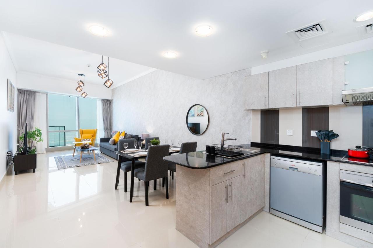 Ferienwohnung Full Sea&Dubai Eye View I Stunning 1BR I Marina Exterior foto